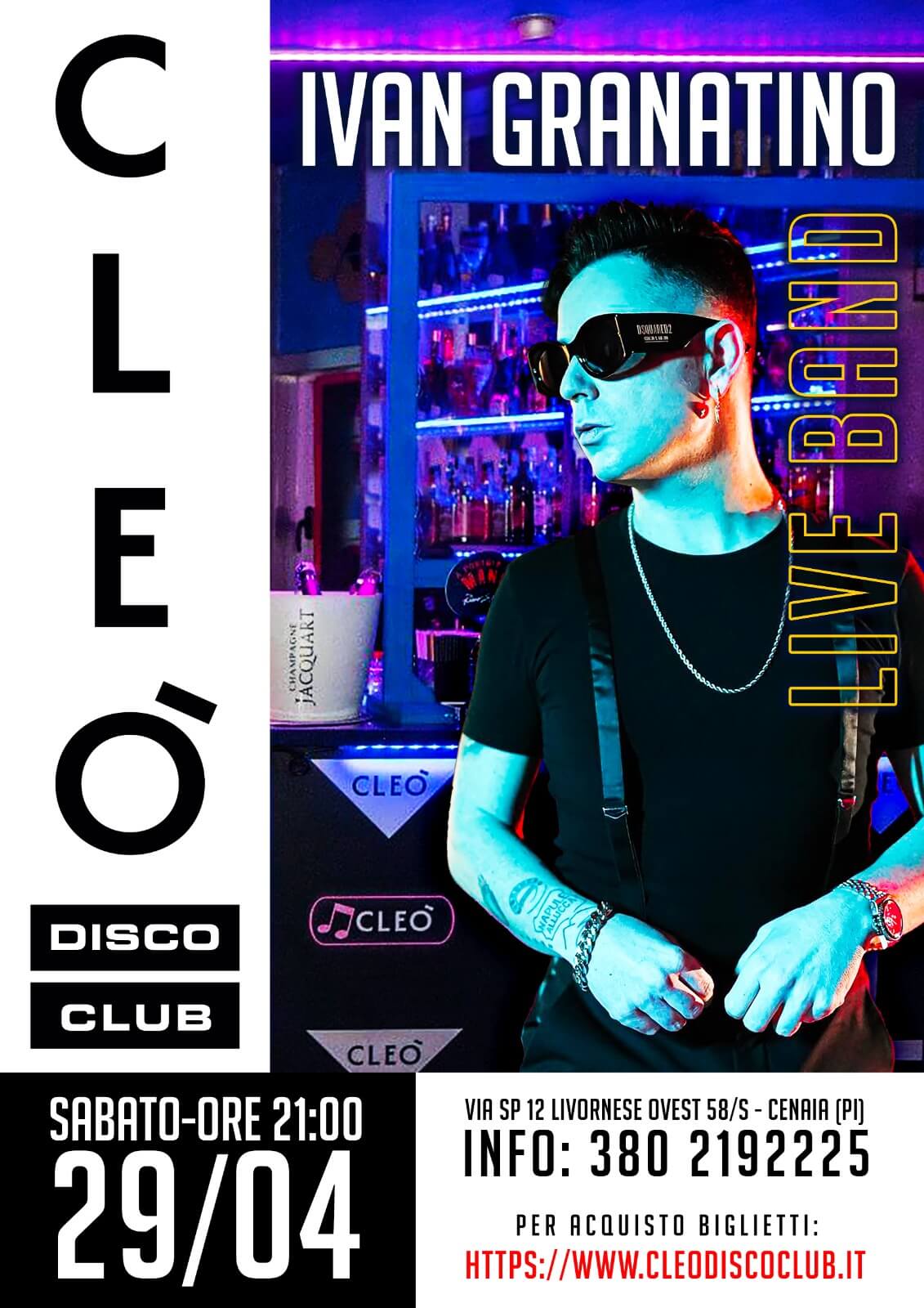 Ivan Granatino al Cleo' Disco Club